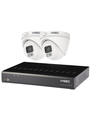 iVSEC LX-Series 4MP 4CH 2TB NVR 2 x POE Security LVK-00042