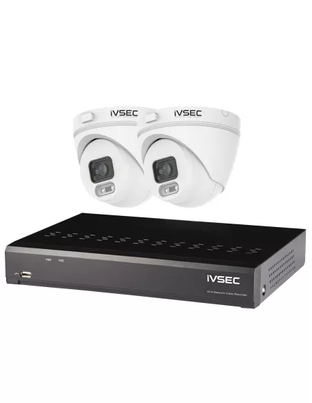 iVSEC LX-Series 4MP 4CH 2TB NVR 2 x POE Security LVK-00042