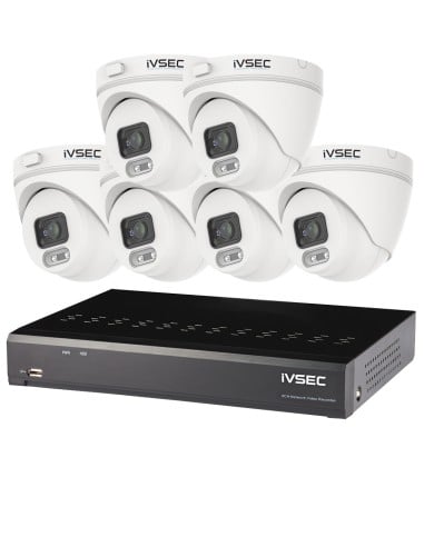 iVSEC LX-Series 4MP 8CH 2TB NVR 6 x POE Security LVK-00086