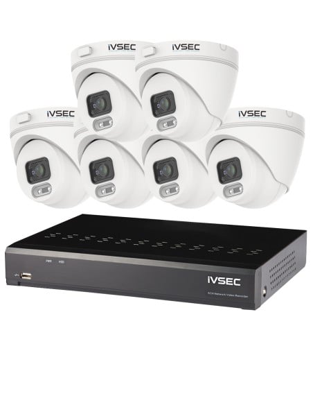iVSEC LX-Series 4MP 8CH 2TB NVR 6 x POE Security LVK-00086
