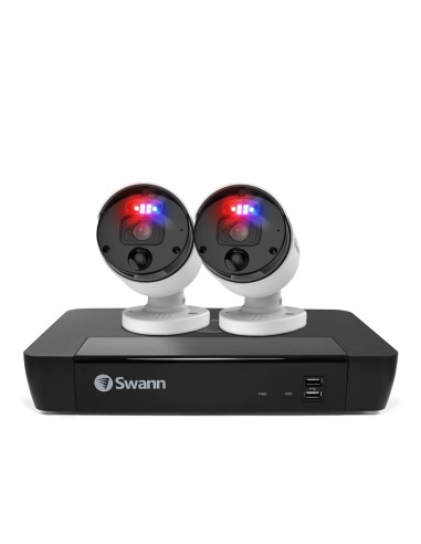 Swann 12MP 8CH Pro Enforcer 2TB 2x1200BE Bullet Cameras - SWNVK-890002