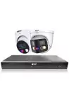 VIP Vision 8MP 8600 Series 8Ch AI IP NVR 2TB 1x ID3 & 1x 180° SMD+ Dome Cameras (8x2) - NKPRO-88601D1DD