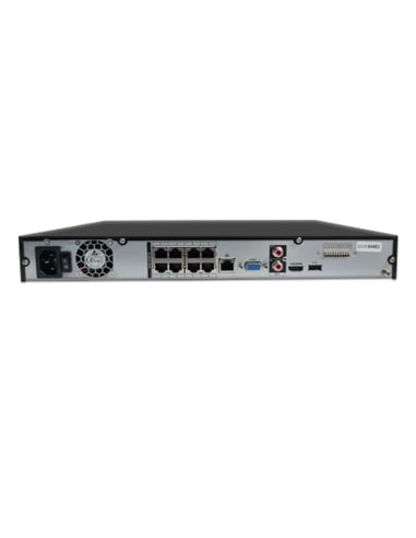 VIP Vision 8MP 8600 Series 8Ch AI IP NVR 2TB 2x NKPRO-88602D