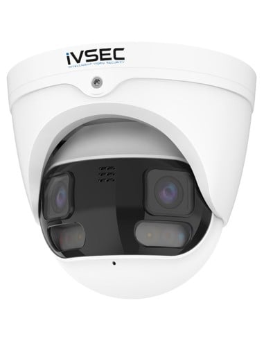 iVSEC 8MP 4K-UHD Panoramic AI Dual-Lens LED Smart IVNC544ADX