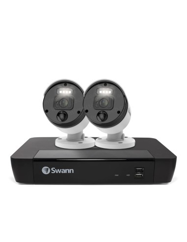 Swann Master-Series 4K Upscale 8Ch IP 2TB 2x 875WLB Night2Day Security Cams (8x2) SWNVK-876802-AU
