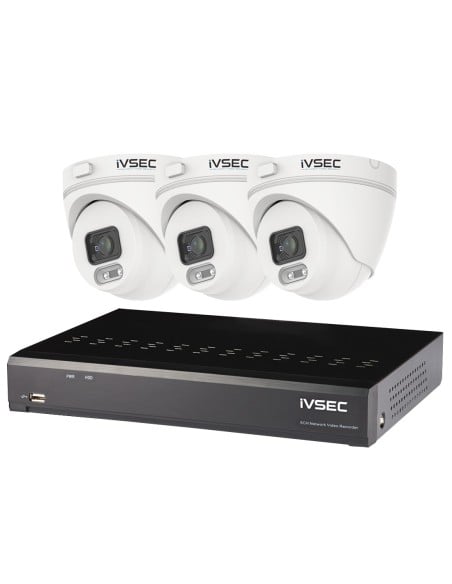 iVSEC LX-Series 4MP 4CH 2TB NVR 3 x POE Security LVK-00043