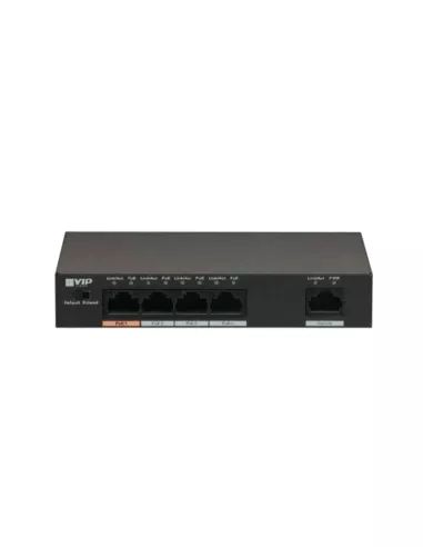 VIP Vision 4-port Unmanaged Fast Hi-PoE Ethernet Switch - VSPOE-SWA4