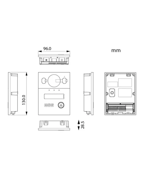 VIP Vision Entry Series 2-Wire H-Series Complete INTKIT-H VIP Vision Entry Series 2-Wire H-Series Complete INTKIT-H