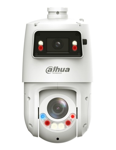 Dahua TiOC WizSense Dual-LED 4MP+4MP x25 Zoom Auto Tracking IP PTZ Camera - DH-SDT4E425-4F-GB-A-PV1