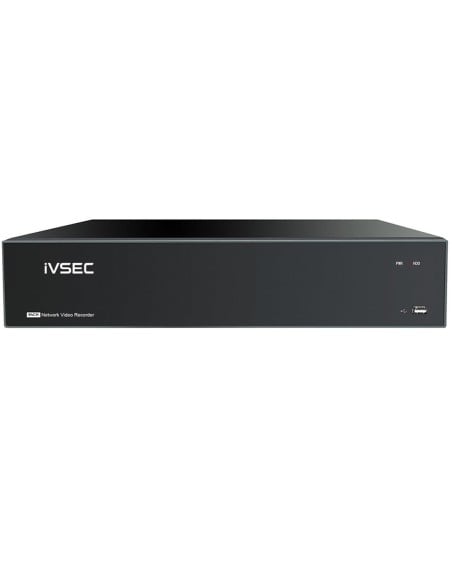 iVSEC NVR 64-Channel Dual Gigabit Ports 8 HDD IVNR6648EX