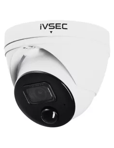 iVSEC 5MP 2-PACK Turret Dome 99° SMD Mic ONVIF Security IP IVNC110XC-2PK 2