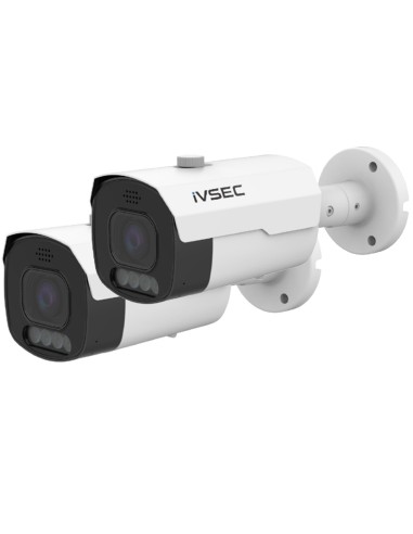 IVSEC 5MP 2-PACK 2.8-12MM Lens Full Colour Bullet Motorised Security Camera - IVNC317ADX-2PK