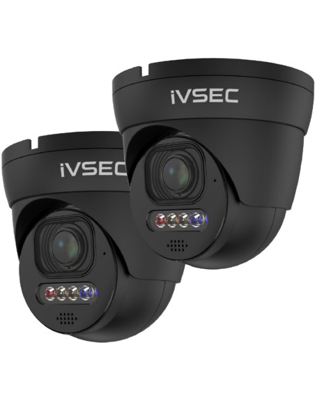 IVSEC Black 8MP 2-PACK 4K Ultra-HD Motorised Sony IVNC512ADX-2PK-BLK