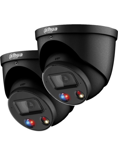 Dahua 8MP 2-PACK AI Active Deterrence TiOC Advanced SMD+ Full Colour Starlight IP Dome Camera - DH-IPC-HDW3849H-AS-PV-ANZ