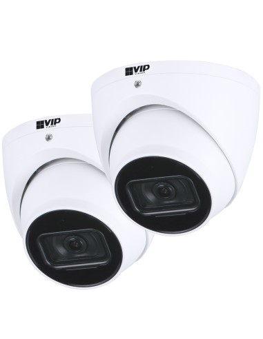 VIP Vision 6MP 2-PACK Professional AI Series Fixed Turret Dome - VSIPP-6DIRG-I2-2PK