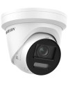 Hikvision 2-PACK 8MP ColorVu Turret White LED Light AcuSense Built-in Mic Speaker 2.8mm - DS-2CD2387G2-LSU/SL-2-2PK