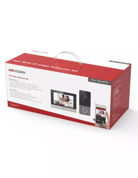 Hikvision 2MP IP PoE Video Intercom Kit WiFi DS-KIS603-P Hikvision 2MP IP PoE Video Intercom Kit WiFi DS-KIS603-P