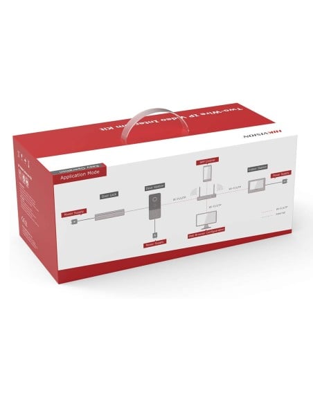 Hikvision 2MP IP PoE Video Intercom Kit WiFi DS-KIS603-P2 Hikvision 2MP IP PoE Video Intercom Kit WiFi DS-KIS603-P2
