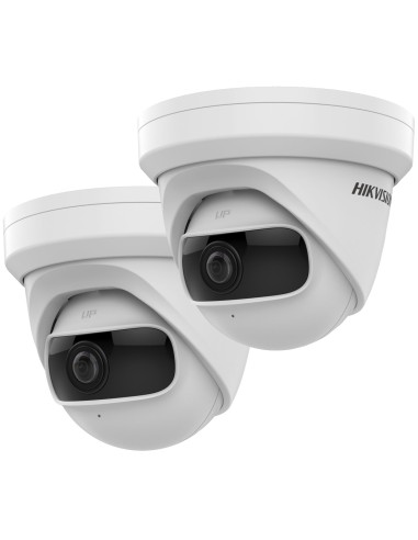 Hikvision 2-PACK 4MP 180° Super Wide Angle IR IP Professional Dome Camera - DS-2CD2345G0P-I-2PK