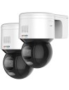 Hikvision 2-PACK 4MP IP ColorVu AcuSense LED Light 30M PT Camera PoE 2-Way Audio - DS-2DE3A400BW-DE-T5