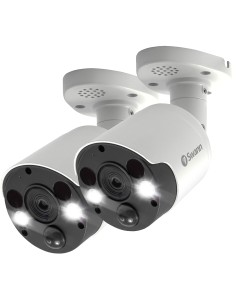Swann SWNHD-887MSFB 4K 2PK Flood Bullet AI 2-Way Audio SWNHD-887MSFB-2PK