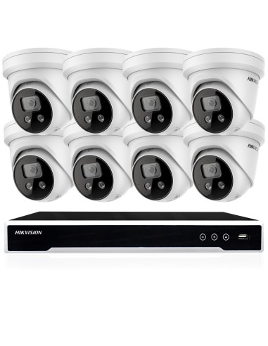 Hikvision 8Ch 4TB NVR 6MP 8x IP Acusense Outdoor HIK86M-8D-386-4T