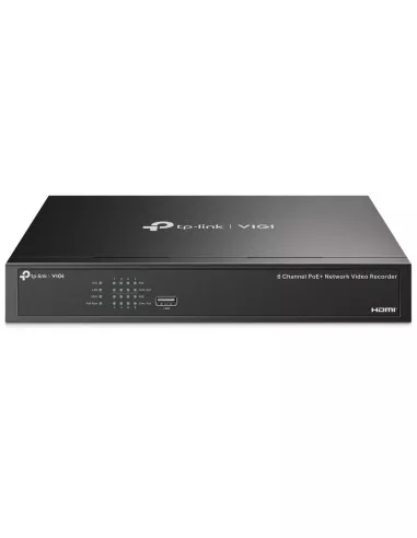 TP-Link VIGI 8MP 4K-UHD VIGI 8 Channel PoE+ 113W V1.2 NVR - VIGI-NVR1008H-8MP