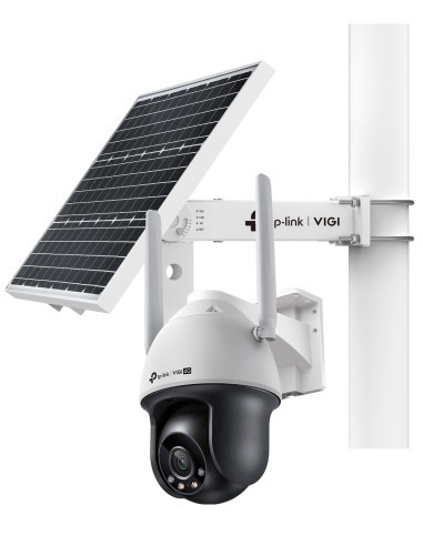 TP-Link VIGI 4MP Full-Colour 4G Pan Tilt Network Camera with 60W Solar Power System - VIGI-C540-4G-SP6020