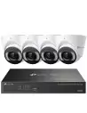 TP-Link VIGI 8MP 8Ch IP NVR 2TB Full-Colour 4x Dome Camera Kit - VIGI8-C485-4D (8x4)