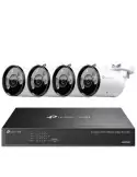TP-Link VIGI 5MP 8Ch IP NVR 2TB Full-Colour 4x Bullet Camera Kit - VIGI8-C355-4B (8x4)