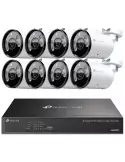 TP-Link VIGI 5MP 8Ch IP NVR 2TB Full-Colour 8x Bullet Camera Kit - VIGI8-C355-8B (8x8)
