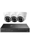 TP-Link VIGI 8MP 4K-UHD 4Ch IP NVR 2TB Full-Colour 3 Dome Camera Kit VIGI4-C485-3D (4x3)
