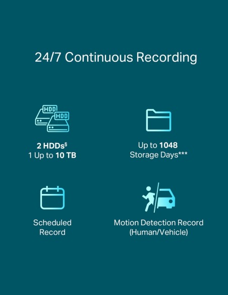 TP-Link VIGI 8MP 4K-UHD 16 Channel IP NVR 4TB VIGI16-C385-10B TP-Link VIGI 8MP 4K-UHD 16 Channel IP NVR 4TB VIGI16-C385-10B