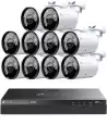 TP-Link VIGI 8MP 4K-UHD 16 Ch IP NVR 4TB Full-Colour 10 Bullet Cam Kit - VIGI16-C385-10B (16x10)