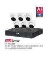 Dahua WizSense AI 8-Channel 4K Surveillance Kit with 6x 8MP HDW3866EMP-S-AUS and NVR4108HS-8P-AI/ANZ Recorder