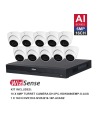 Dahua WizSense AI 16-Channel Surveillance Kit with 10x 6MP HDW3666EMP-S-AUS and NVR4216-16P-AI/ANZ Recorder