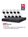 Dahua WizSense AI 16-Channel 4K Surveillance Kit with 10x 8MP HDW3866EMP-S-AUS and NVR4216-16P-AI/ANZ Recorder