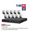 Dahua WizSense AI TiOC 16Ch Kit inc 10x HDW3849H-AS-PV-ANZ & 1x NVR4216-16P-AI/ANZ