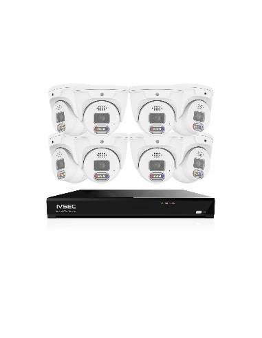 IVSEC 12MP 6K AI 4TB 16CH 8x1250D Dome Cameras IVK16L-12508D