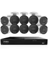 IVSEC 12MP 6K AI 4TB 16CH 10x1250B Bullet Cameras UHD NVR CCTV Security System (16x10)