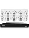 IVSEC 12MP 6K AI 4TB 16CH 10x1250D Dome Cameras UHD NVR CCTV Security System (16x10)