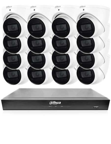 Dahua WizSense AI 16-Channel 4K Surveillance Kit DH-K81616T Dahua WizSense AI 16-Channel 4K Surveillance Kit DH-K81616T