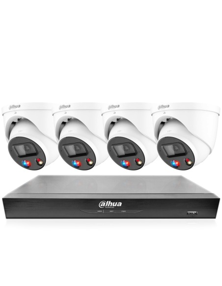 Dahua WizSense AI TiOC 8 Channel 4K Kit 4x 8MP DH-K8084TIOC Dahua WizSense AI TiOC 8 Channel 4K Kit 4x 8MP DH-K8084TIOC