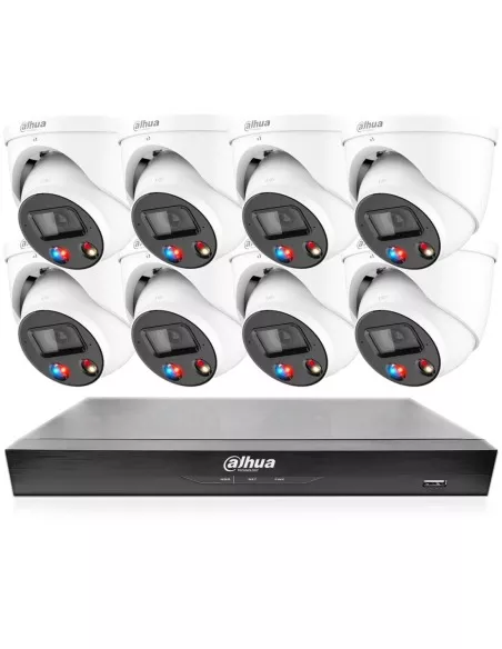 Dahua WizSense AI TiOC 8 Channel Kit 8x 6MP DH-K6088TIOC Dahua WizSense AI TiOC 8 Channel Kit 8x 6MP DH-K6088TIOC