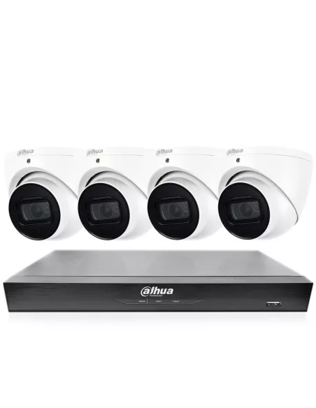 Dahua 4-Channel 6MP IP HD 50M IR Wizsense Dome DH-K6044T Dahua 4-Channel 6MP IP HD 50M IR Wizsense Dome DH-K6044T