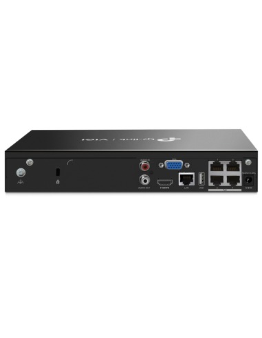 TP-Link VIGI 4 Channel NVR with 2TB Hard Drive for Video Storage