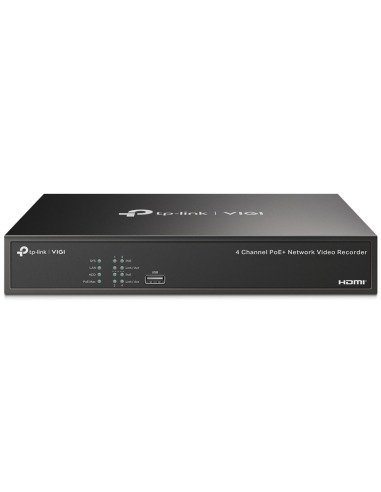 TP-Link VIGI 8MP 4K-UHD 4 Channel IP NVR 2TB VIGI4-C385-4B