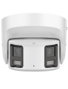 Hikvision Dual Lens 8MP ColorVu 2-Way Audio Panoramic AcuSense LED Light White Dome Camera - DS-2CD2387G2P-LSU/SL-4