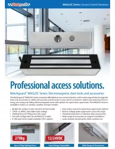 Surface Mount Magnetic Lock - Door & Lock Monitored with MAGLOC100S-DST 2
