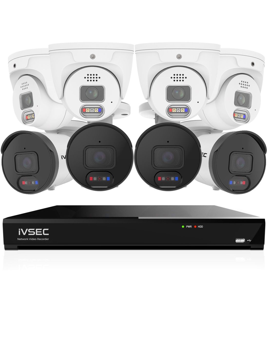 IVSEC 12MP 6K AI UHD CCTV Security System | 4TB IVK16L-12504B4D-DL